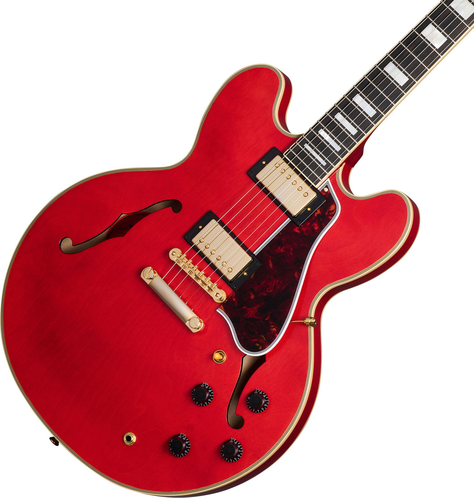 Epiphone Es355 1959 Inspired By 2h Gibson Ht Eb - Vos Cherry Red - Semi hollow elektriche gitaar - Variation 3