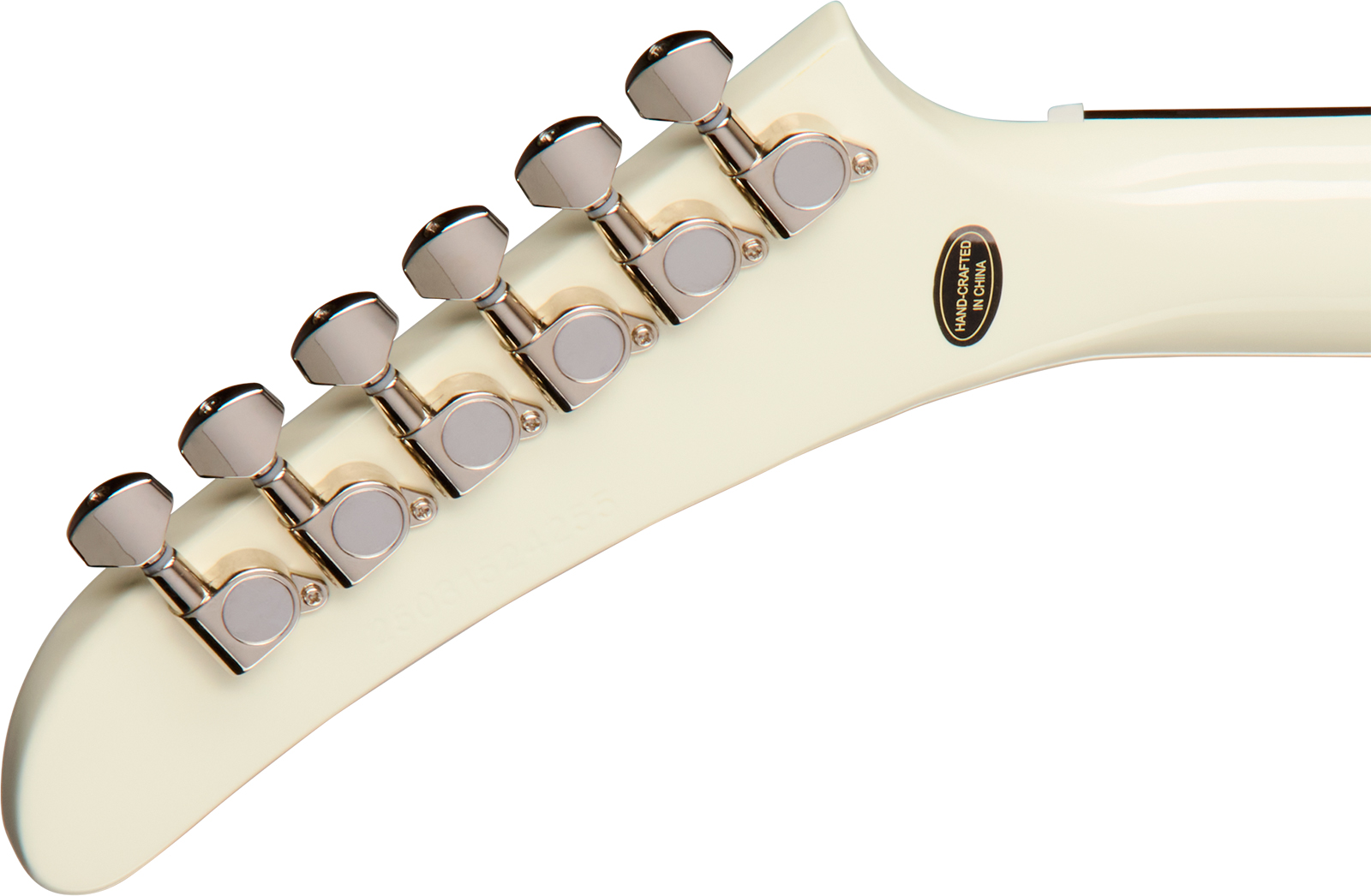 Epiphone Explorer 80s Ibg 2h Emg Ht Rw - Classic White - Metal elektrische gitaar - Variation 4