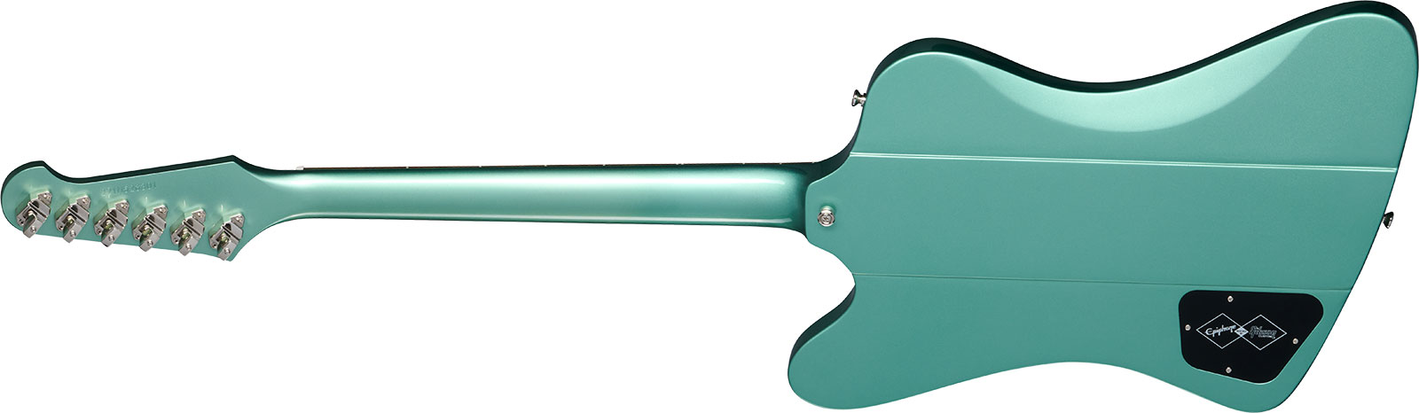 Epiphone Firebird I 1963 Inspired By Gibson Custom 1mh Ht Lau - Inverness Green - Retro-rock elektrische gitaar - Variation 1