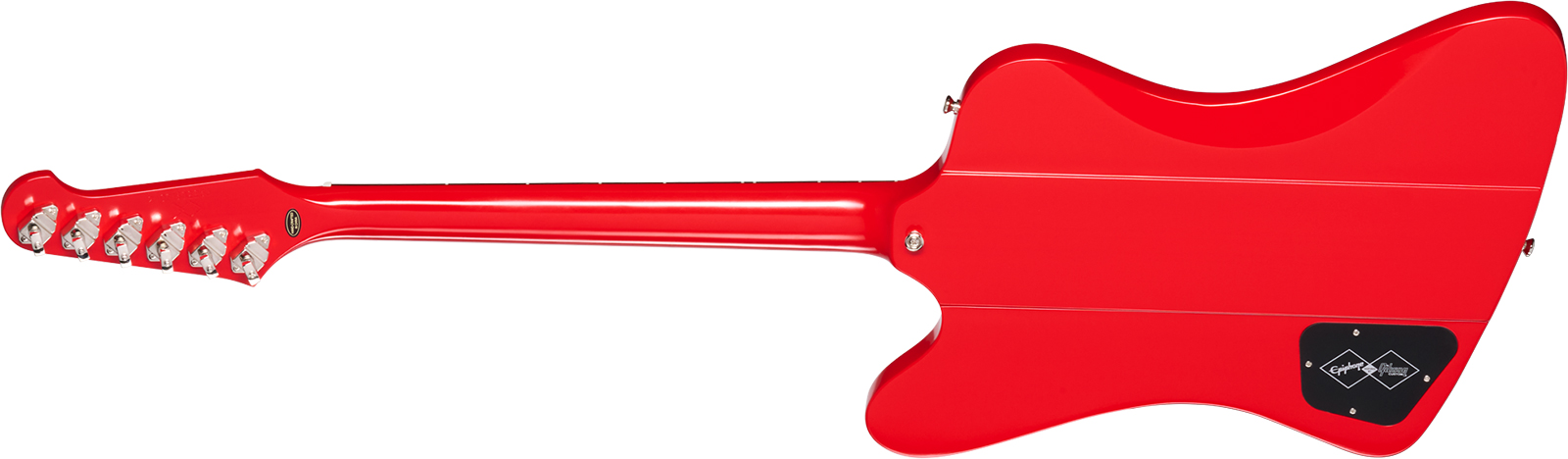 Epiphone Firebird I 1963 Reissue Ins.by.g.c 1mh Gibson Trem Rw - Cardinal Red - Retro-rock elektrische gitaar - Variation 1