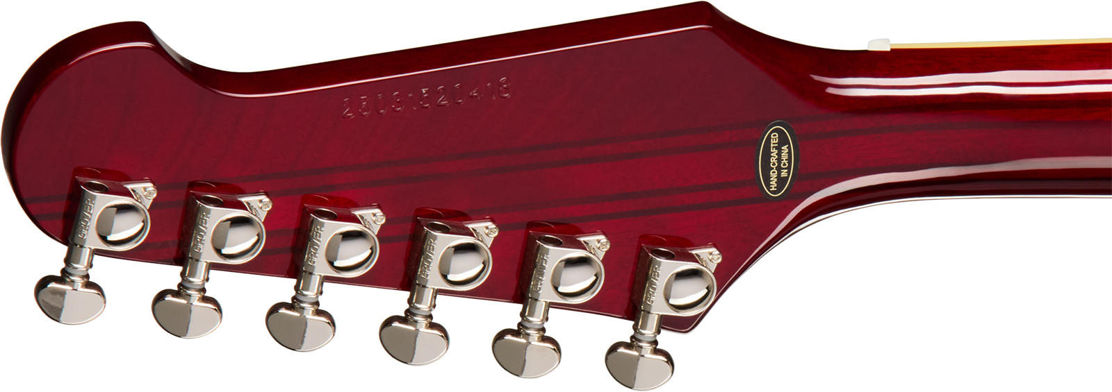 Epiphone Firebird Lh Ibg Original Gaucher 2h Ht Rw - Wine Red - Retro-rock elektrische gitaar - Variation 4