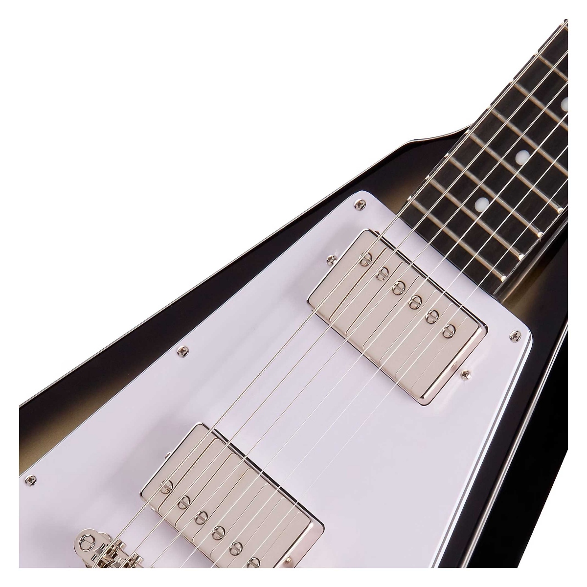 Epiphone Flying V 2h Ht Eb - Silverburst - Metal elektrische gitaar - Variation 3