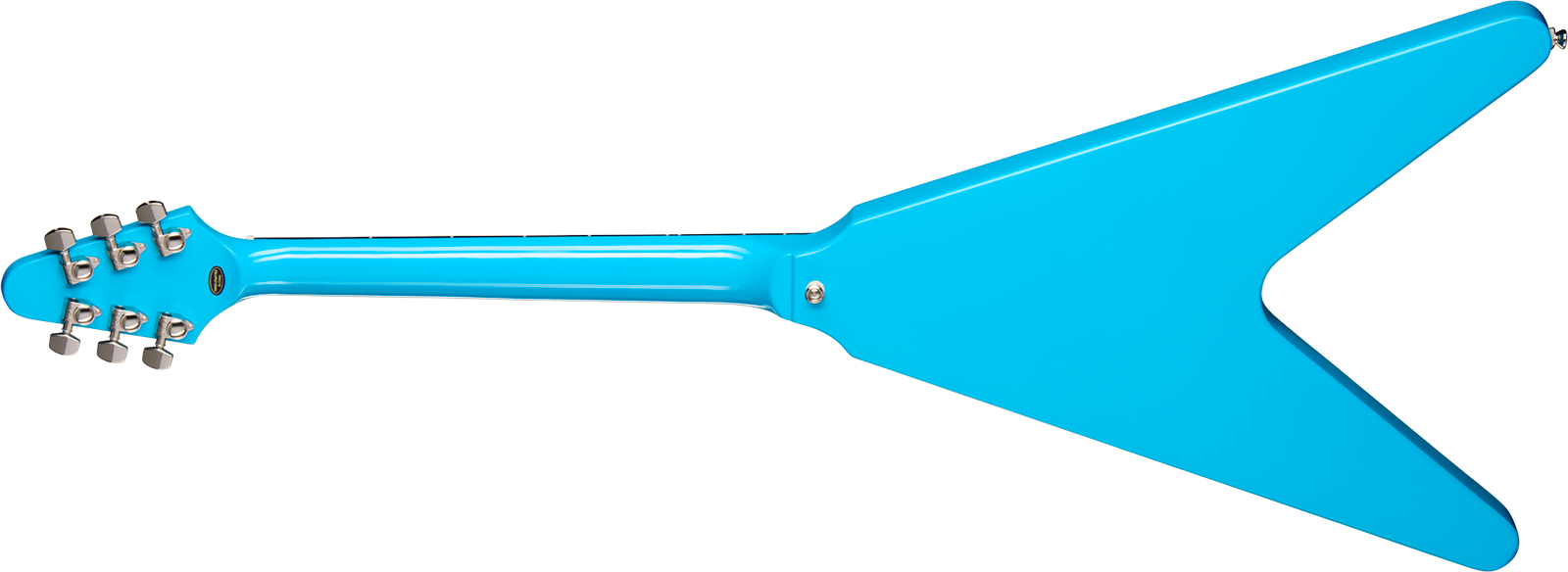 Epiphone Flying V 70 Ibg  2h Ht Eb - Maui Blue - Metal elektrische gitaar - Variation 1