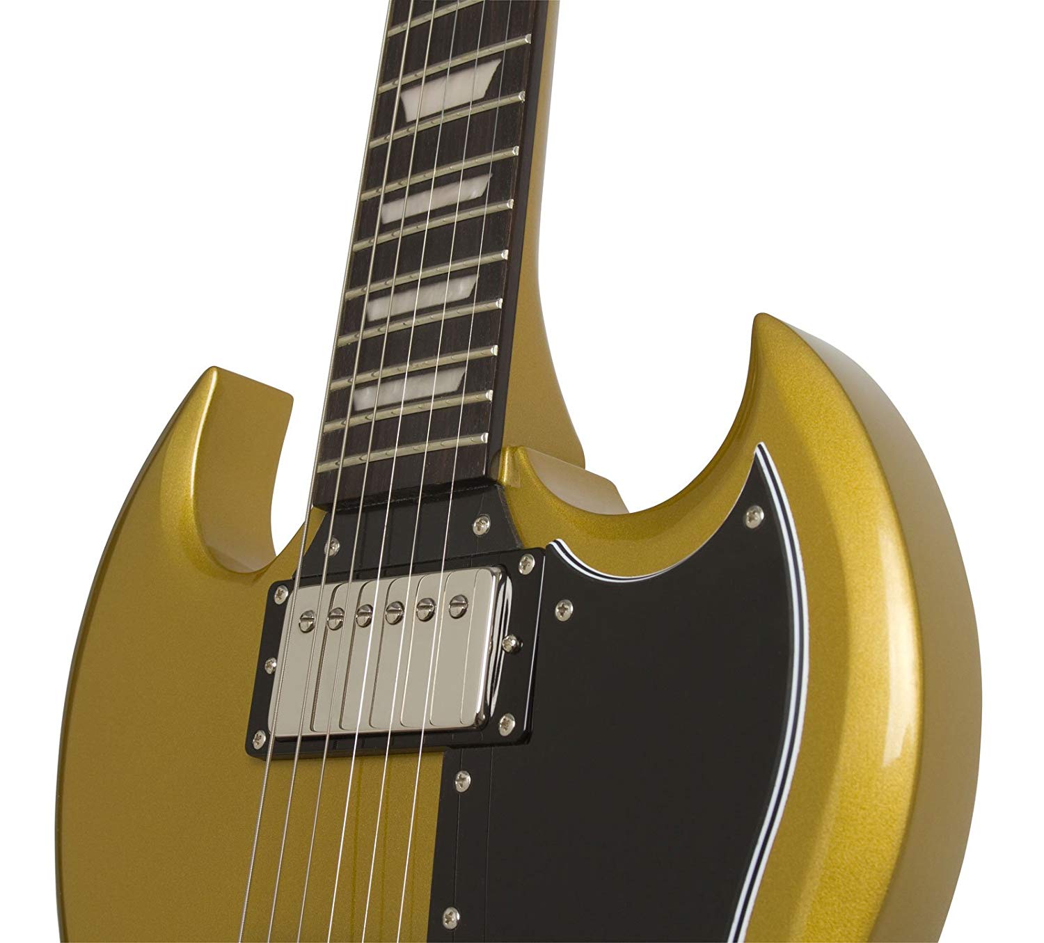 Epiphone G-400 Pro 1961 Ltd 2018 Hh Ht Pf - Metallic Gold - Guitarra eléctrica de doble corte. - Variation 2