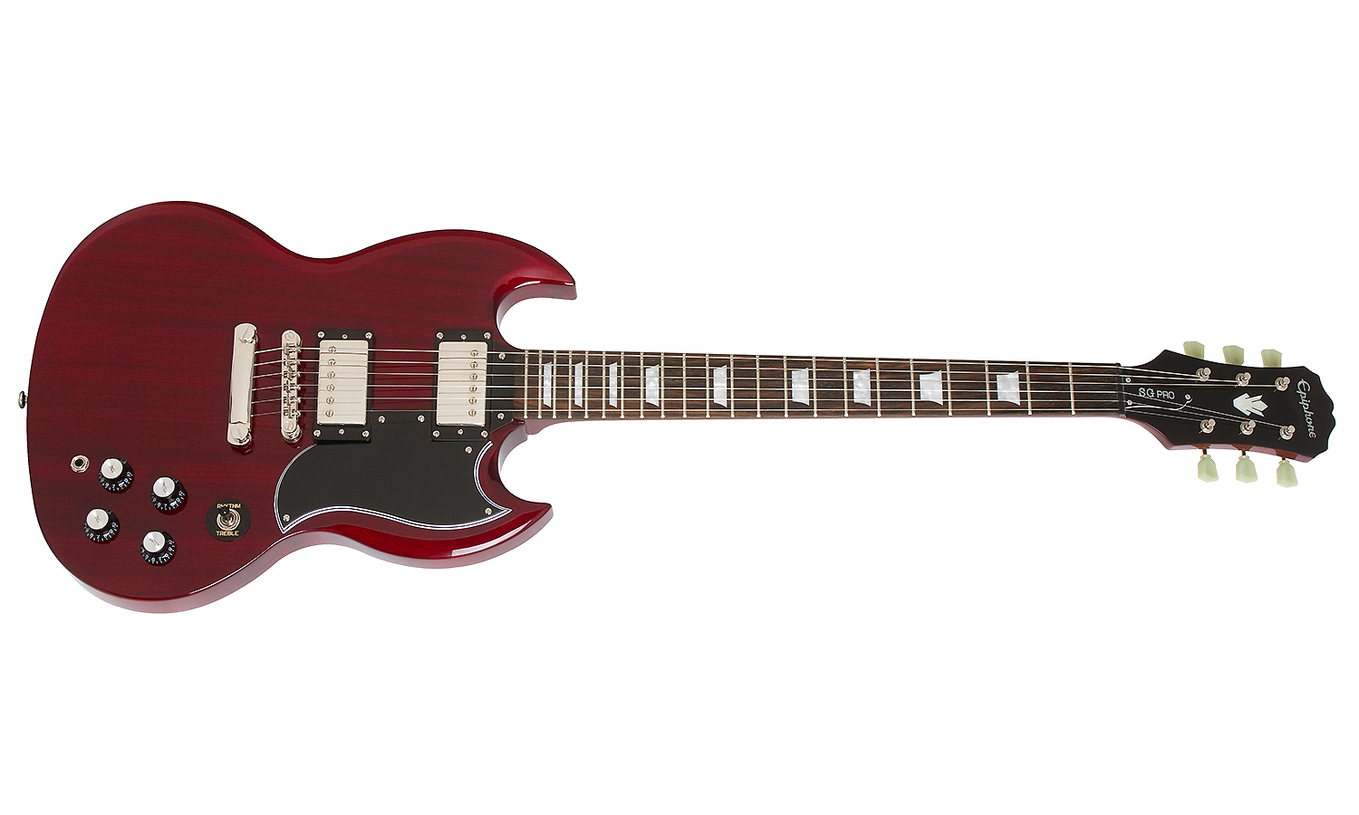 Epiphone G-400 Pro Ch - Cherry - Guitarra eléctrica de doble corte. - Variation 1