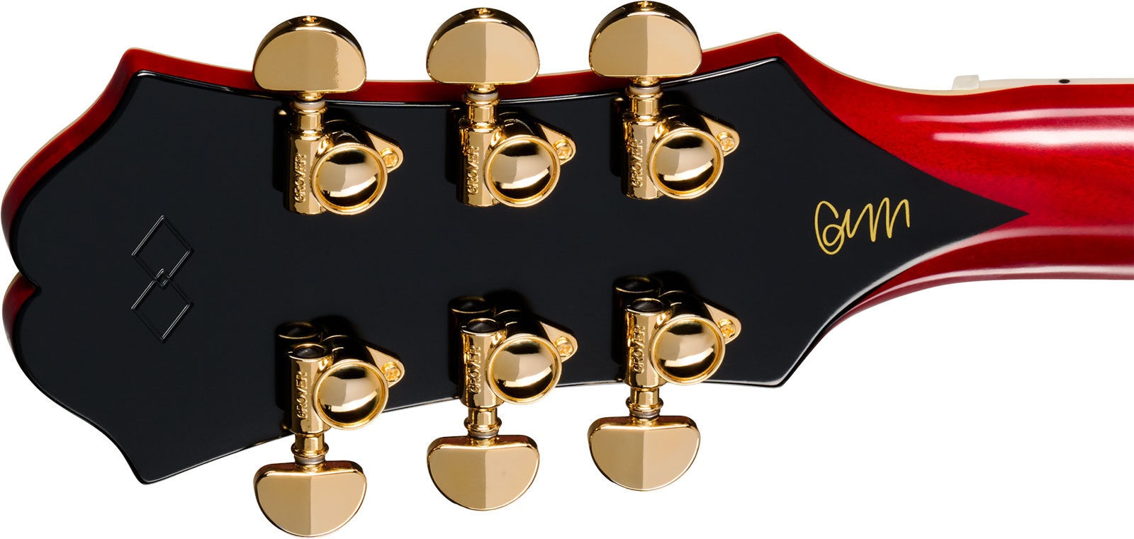 Epiphone Gem Archer Sheraton Masterbilt 2mh Gibson Usa Ht Rw - Cherry Red - Semi hollow elektriche gitaar - Variation 5