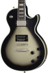 Enkel gesneden elektrische gitaar Epiphone Adam Jones 1979 Les Paul Custom - Antique silverburst