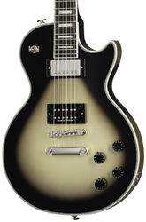 Enkel gesneden elektrische gitaar Epiphone Adam Jones Les Paul Custom Julie Heffernans Not Dead Yet - Antique silverburst