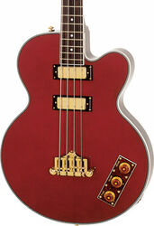 Hollow body elektrische bas Epiphone Allen Woody Rumblekat Bass - Wine red