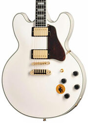 Semi hollow elektriche gitaar Epiphone B.B. King Lucille - Bone white