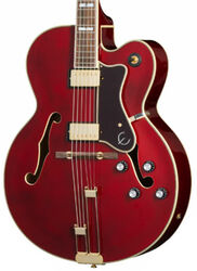 Hollow bodytock elektrische gitaar Epiphone Archtop Broadway - Dark wine red