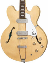 Semi hollow elektriche gitaar Epiphone Archtop Casino - Natural