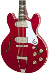 Semi hollow elektriche gitaar Epiphone Casino Coupe - Cherry