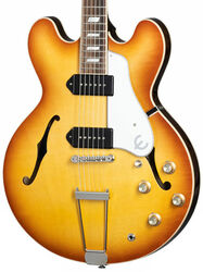 Semi hollow elektriche gitaar Epiphone Casino USA - Royal tan