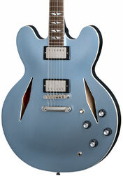 Semi hollow elektriche gitaar Epiphone Dave Grohl DG-335 - Pelham blue