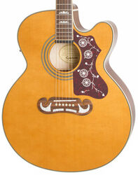 Folk gitaar Epiphone EJ-200SCE - Vintage natural