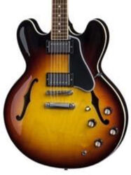 Semi hollow elektriche gitaar Epiphone Inspired By Gibson ES-335 - Vintage sunburst