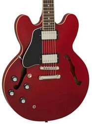 Linkshandige elektrische gitaar Epiphone Inspired By Gibson ES-335 LH - Cherry