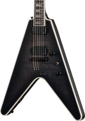 Metal elektrische gitaar Epiphone Modern Flying V Prophecy - Obsidian storm satin
