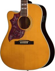 Folk gitaar Epiphone IBG Hummingbird Studio EC LH - Natural