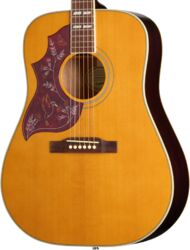 Folk gitaar Epiphone IBG Hummingbird Studio LH - Natural
