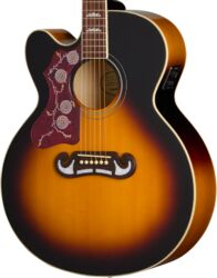 Folk gitaar Epiphone IBG J-200 Studio EC LH - Vintage sunburst
