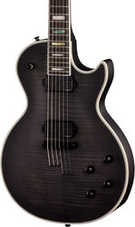 Bariton elektrische gitaar Epiphone Modern Les Paul Prophecy Baritone - Obsidian storm satin