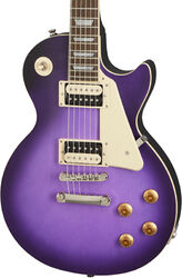 Enkel gesneden elektrische gitaar Epiphone Les Paul Classic Modern - Worn purple