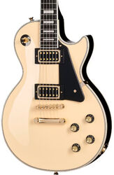 Single cut gitaar  Epiphone IBG Les Paul Custom Blackback Ltd - Ivoire