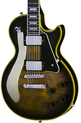 Single cut gitaar  Epiphone IBG Les Paul Custom Widow - Yellow burst