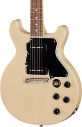 Double cut gitaar Epiphone IBC 1960 Les Paul Special Double Cut Reissue - TV WHITE