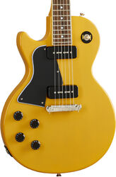 Linkshandige elektrische gitaar Epiphone Les Paul Special LH - Tv yellow