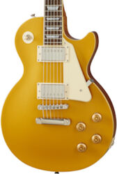 Enkel gesneden elektrische gitaar Epiphone Les Paul Standard 50s - Metallic gold