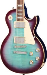 Enkel gesneden elektrische gitaar Epiphone Original Les Paul Standard 60s Figured - Blueberry burst