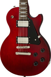 Enkel gesneden elektrische gitaar Epiphone Les Paul Studio - Wine red