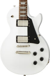 Enkel gesneden elektrische gitaar Epiphone Les Paul Studio - Alpine white