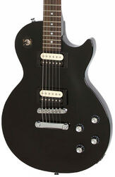 Enkel gesneden elektrische gitaar Epiphone Les Paul Studio LT - Ebony