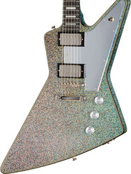 Metal elektrische gitaar Epiphone Lzzy Hale Explorer Custom - Black Diamond Holographic Sparkle