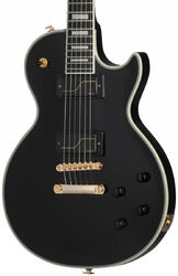 Enkel gesneden elektrische gitaar Epiphone Matt Heafy Les Paul Custom Origins - Ebony