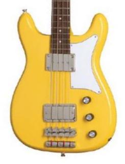 Solid body elektrische bas Epiphone Newport Bass - Sunset yellow