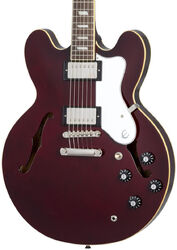 Semi hollow elektriche gitaar Epiphone Noel Gallagher Riviera - Dark wine red