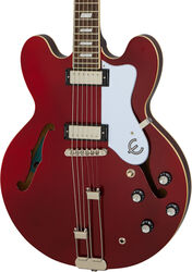 Semi hollow elektriche gitaar Epiphone Riviera - Sparkling burgundy top