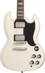 Guitarra eléctrica de doble corte. Epiphone 1961 Les Paul SG Standard - Aged classic white