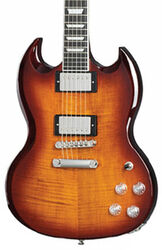 Guitarra eléctrica de doble corte. Epiphone Inspired By Gibson SG Modern Figured - Mojave burst