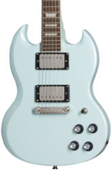 Guitarra eléctrica de doble corte. Epiphone Power Players SG - Ice blue