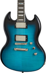 Guitarra eléctrica de doble corte. Epiphone Modern Prophecy SG - Blue tiger aged 