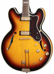 Semi hollow elektriche gitaar Epiphone Archtop Sheraton - Vintage sunburst
