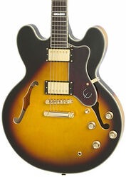 Semi hollow elektriche gitaar Epiphone Sheraton-II PRO - Vintage sunburst