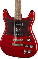 Retro-rock elektrische gitaar Epiphone Wilshire P-90 - Cherry