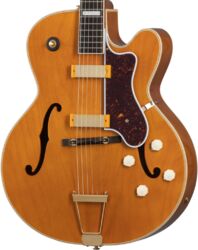 Semi hollow elektriche gitaar Epiphone Zephyr Deluxe Regent 150th Anniversary - Aged antique natural 